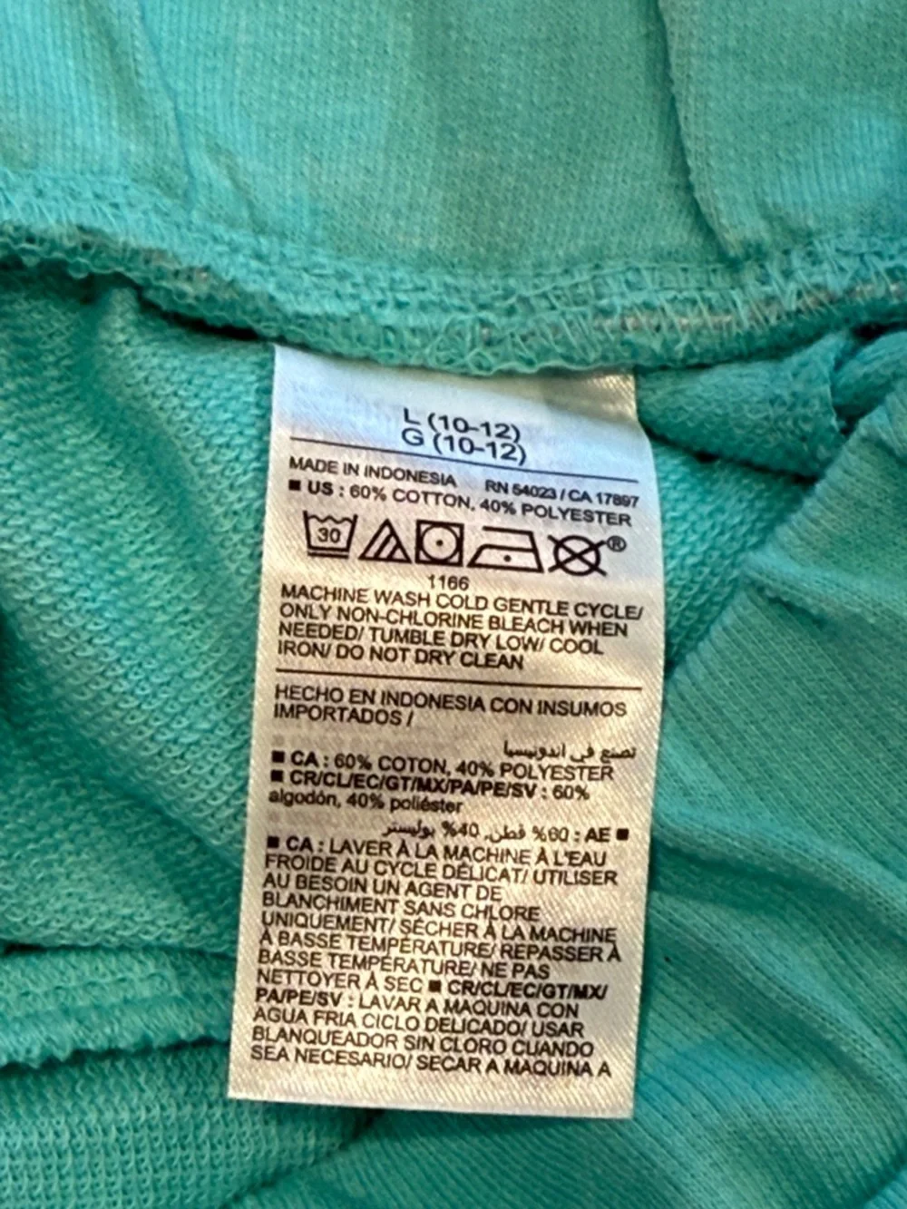 Old Navy Girls' Shorts Set - Pink, Teal, Denim Stripe Large 10-12